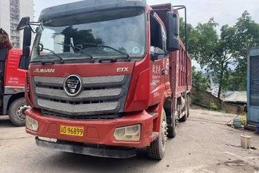 二手福田 欧曼ETX 6系重卡 300马力 8X4 6米自卸车(国五) 前四后八 康明斯二手自卸车 黄牌