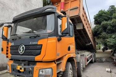 二手陕汽重卡 德龙X3000 超强版 430马力 8X4 8.6米自卸车(国五) 前四后八 潍柴二手自卸车 黄牌