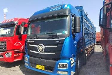 二手福田 欧曼GTL 6系重卡 290马力 6X2 9.56米仓栅式载货车(国六) 前四后四 福田康明斯二手载货车 黄牌