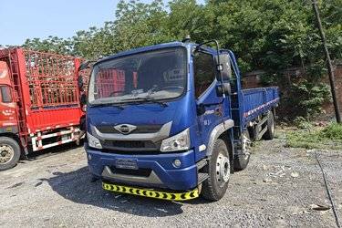 二手福田 时代领航ES5 220马力 6X2 6.8米排半栏板载货车(国六) 前四后四 潍柴二手载货车 黄牌