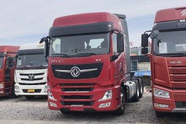二手东风商用车 天龙旗舰KX 王者版600马力 6X4 牵引车(国六) 双驱 东风康明斯二手牵引车 黄牌