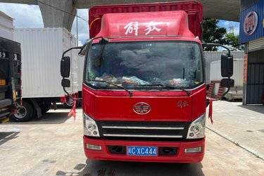 二手解放 虎VN 160马力 4.16米单排仓栅式轻卡(国六) 单桥 云内动力二手载货车 蓝牌