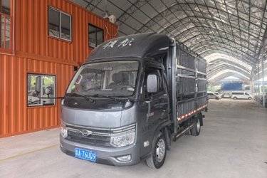 二手福田 奥铃M卡 125马力 3.7米单排仓栅式小卡(国六) 单桥 东安二手载货车 蓝牌
