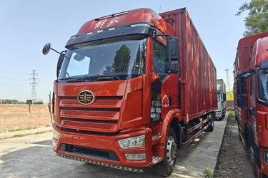 二手一汽解放 J6L中卡 精英版 240马力 4X2 9.7米厢式载货车(国六) 单桥 锡柴二手载货车 黄牌