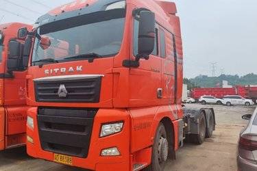 二手中国重汽 汕德卡SITRAK C7H重卡 540马力 6X4牵引车(国五) 双驱 中国重汽二手牵引车 黄牌图片