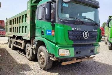 二手陕汽重卡 德龙X3000 430马力 8X4 8米自卸车(国五) 前四后八 潍柴二手自卸车 黄牌