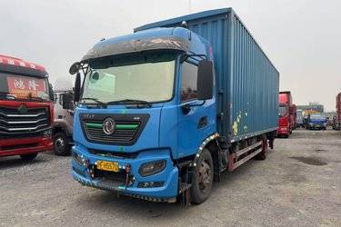 二手东风商用车 天锦KR 精英版 210马力 4X2 8米厢式载货车(速比4.1)(高顶)(国六) 单桥 东风二手载货车 黄牌