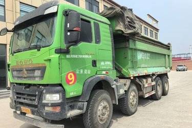 二手中国重汽 HOWO TX重卡 400马力 8X4 5.8米自卸车(国五) 前四后八 潍柴二手自卸车 黄牌
