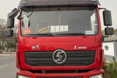 二手陕汽重卡 德龙L3000 标载版 220马力 6X2 7.9米栏板载货车(国五) 前四后四 玉柴二手载货车 黄牌