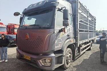 二手中国重汽 豪沃MATE 240马力 4X2 6.75米仓栅式载货车(国六) 单桥 潍柴二手载货车 黄牌