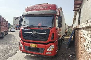二手东风商用车 天龙VL重卡 292马力 6X2 9.6米厢式载货车(国五) 前四后四 雷诺二手载货车 黄牌
