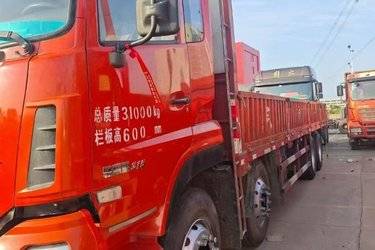 二手东风商用车 天龙重卡 360马力 8X4 9.4米栏板载货车(国五) 前四后八 东风康明斯二手载货车 黄牌