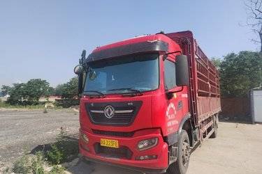 二手东风商用车 天锦KR 舒适版 260马力 4X2 6.8米仓栅式载货车(国六) 单桥 福田康明斯二手载货车 黄牌