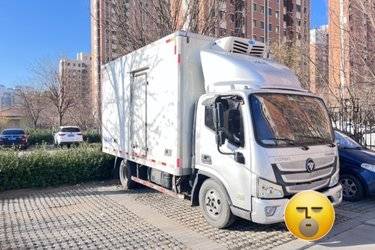 二手福田 欧马可S3系 150马力 4.14米单排厢式轻卡(国六) 单桥 云内动力二手载货车 蓝牌图片