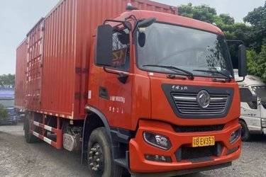 二手东风商用车 天锦KR 230马力 4X2 8米厢式载货车(国六) 单桥 东风康明斯二手载货车 黄牌