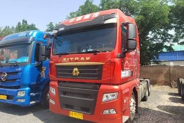 二手中国重汽 汕德卡SITRAK G7重卡 540马力 6X4 AMT自动挡牵引车(国六)(液缓)(国六) 双驱 曼二手牵引车 黄牌