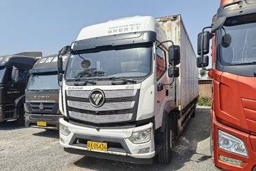 二手福田 欧航R系 210马力 9.78米厢式载货车(高顶双卧)(国五) 单桥 福田康明斯二手载货车 黄牌