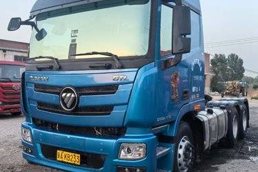 二手福田 欧曼GTL 北方版 470马力 6X4 牵引车(国六) 双驱 康明斯二手牵引车 黄牌图片