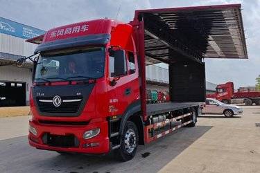 二手东风商用车 天锦KR PLUS 舒适版 240马力 4X2 9.8米翼开启厢式载货车(国六) 单桥 东风康明斯二手载货车 黄牌