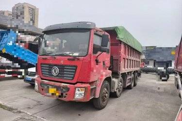 二手东风华神 T5 300马力 8X4 6.2米自卸车(国五) 前四后八 东风二手自卸车 黄牌
