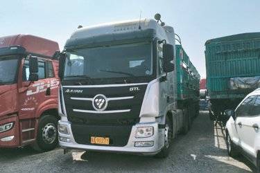 二手福田 欧曼GTL 6系重卡 穿越版 460马力 6X4 AMT自动挡牵引车(白色)(国五) 双驱 康明斯二手牵引车 黄牌图片