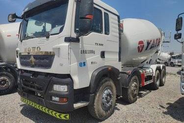 二手中国重汽 HOWO TX 340马力 8X4 7.95方混凝土搅拌车(武夷牌)(国五) 前四后八 潍柴二手搅拌车图片