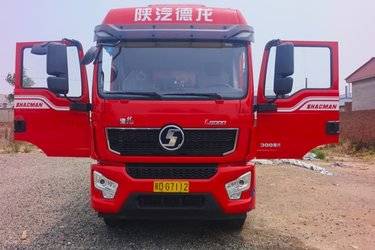 二手陕汽重卡 德龙L5000 经典版 300马力 6X2 9.8米仓栅式载货车(国六) 前四后四 潍柴二手载货车 黄牌