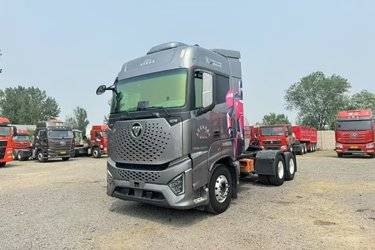 二手福田 欧曼银河 580马力 6X4 LNG自动档牵引车(国六) 双驱 康明斯二手牵引车 黄牌图片