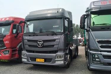 二手福田 欧曼GTL 北方版 490马力 6X4 AMT自动挡牵引车(国六) 双驱 康明斯二手牵引车 黄牌图片