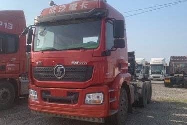 二手陕汽重卡 新德龙M3000 轻量化版 400马力 6X4 CNG牵引车(国五) 双驱 潍柴二手牵引车 黄牌