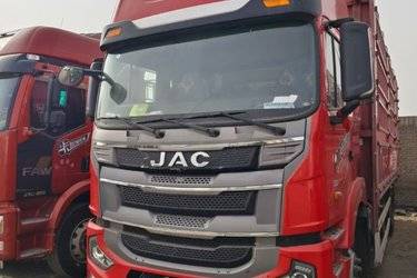 二手江淮 格尔发A5XⅢ中卡 2.0版 245马力 4X2 6.8米仓栅式载货车(国六)(中国重汽10挡)(国六) 单桥 玉柴二手载货车 黄牌