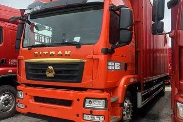 二手中国重汽 汕德卡SITRAK G5S 豪华版 290马力 4X2 9.6米AMT自动档厢式载货车(国六) 单桥 锡柴二手载货车 黄牌