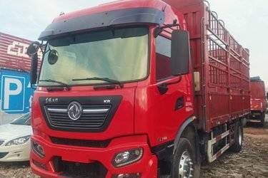 二手东风商用车 天锦KR 舒适版 260马力 4X2 6.8米仓栅式载货车(国六) 单桥 东风康明斯二手载货车 黄牌