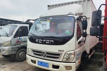 二手福田 奥铃捷运 115马力 4.165米单排厢式轻卡(国五) 单桥 庆铃五十铃二手载货车 蓝牌