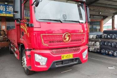 二手陕汽康明斯 龙骥 标载版 240马力 4X2 6.8米栏板载货车(国六) 单桥 潍柴二手载货车 黄牌图片