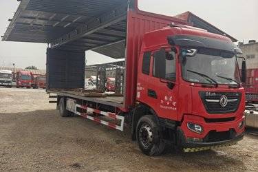 二手东风商用车 天锦KR 245马力 4X2 9.8米厢式载货车(国五) 单桥 康明斯二手载货车 黄牌