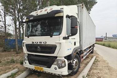 二手中国重汽 HOWO TX7 270马力 4X2 9.6米厢式载货车(国六) 单桥 曼二手载货车 黄牌