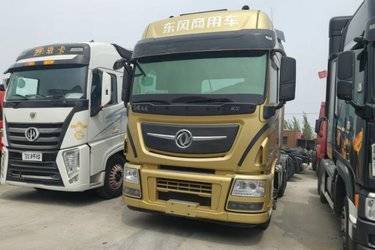 二手东风商用车 天龙旗舰KX 经典版 560马力 6X4 AMT自动挡牵引车(国六)(带液缓)(速比3.42)(国六) 双驱 康明斯二手牵引车 黄牌
