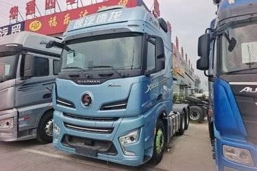 二手陕汽重卡 德龙X6000 菁英版 610马力 6X4 AMT自动档牵引车(国六) 双驱 潍柴二手牵引车 黄牌图片