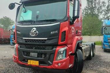 二手东风柳汽 乘龙H5重卡 460马力 6X4牵引车(国六) 双驱 潍柴二手牵引车 黄牌