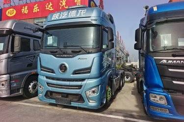 二手陕汽重卡 德龙X6000 菁英版 610马力 6X4 AMT自动档牵引车(国六) 双驱 潍柴二手牵引车 黄牌图片