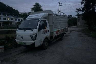 二手飞碟EF3 2024款 4.5T 4.01米单排纯电动仓栅式小卡  二手电动卡车电动载货车
