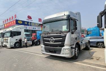 二手福田 欧曼GTL 470马力 4X2 AMT自动挡牵引车(国六) 单桥 福田康明斯二手牵引车 黄牌图片