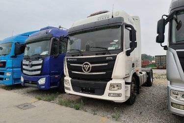 二手福田 欧曼GTL 470马力 4X2 AMT自动挡牵引车(国六) 单桥 福田康明斯二手牵引车 黄牌图片