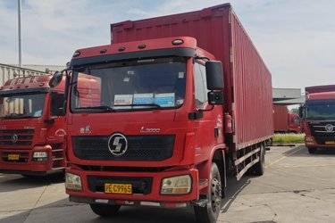 二手陕汽重卡 德龙L3000 220马力 4X2 8.6米厢式载货车(国五) 单桥 玉柴二手载货车 黄牌