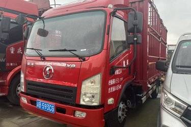二手陕汽商用车 轩德X9 标准版 150马力 4.15米单排仓栅式轻卡(国六) 单桥 潍柴二手载货车 蓝牌