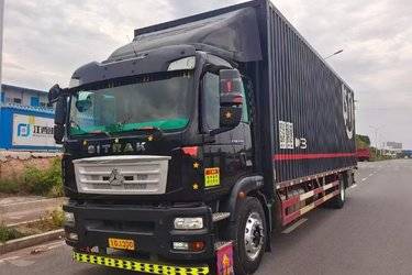 二手中国重汽 汕德卡SITRAK C5H重卡 310马力 4X2 9.5米邮政车(国五) 单桥 曼二手载货车 黄牌