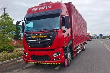 二手东风商用车 天锦KR PLUS 290马力 4X2 9.8米厢式载货车(国六) 单桥 康明斯二手载货车 黄牌图片