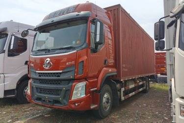 二手东风柳汽 乘龙H5中卡 220马力 4X2 7.8米厢式载货车(国五) 单桥 玉柴二手载货车 黄牌