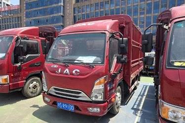 二手江淮 康铃J3 127马力 3.7米单排仓栅式轻卡(国六) 单桥 云内动力二手载货车 蓝牌图片